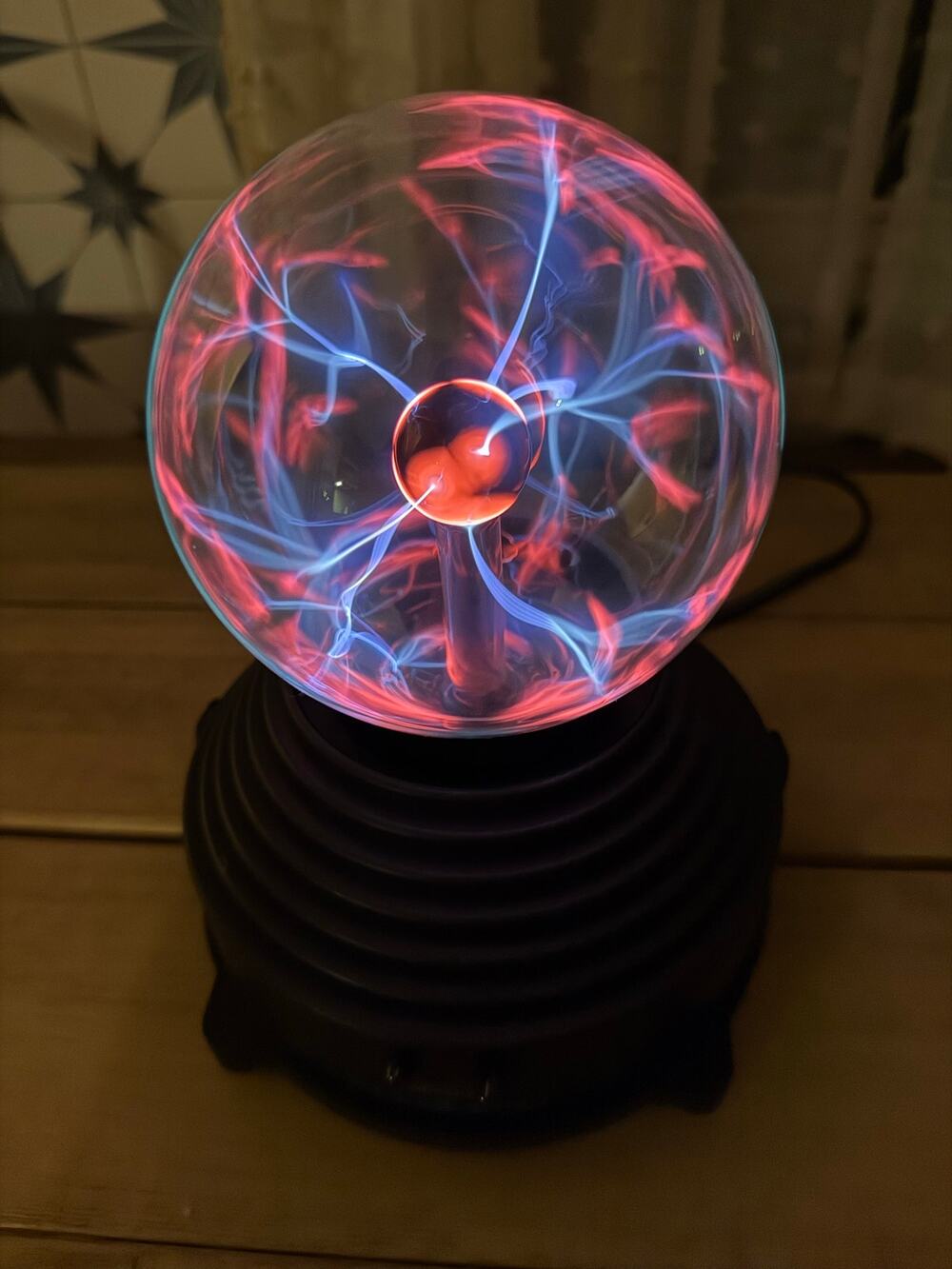 Vintage RadioShack Mega Storm Plasma Globe (Model 42-3070) – Tested & Working